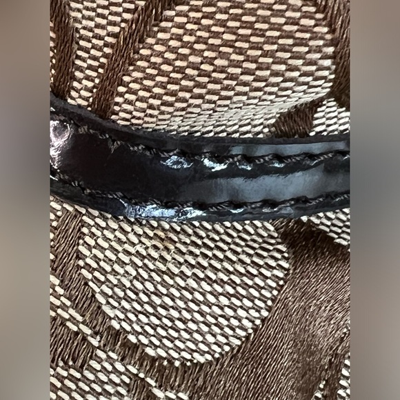 Coach Nikole Signature Khaki Chestnut Boots w/Fur Lining Size 10 - Picture 8 of 10